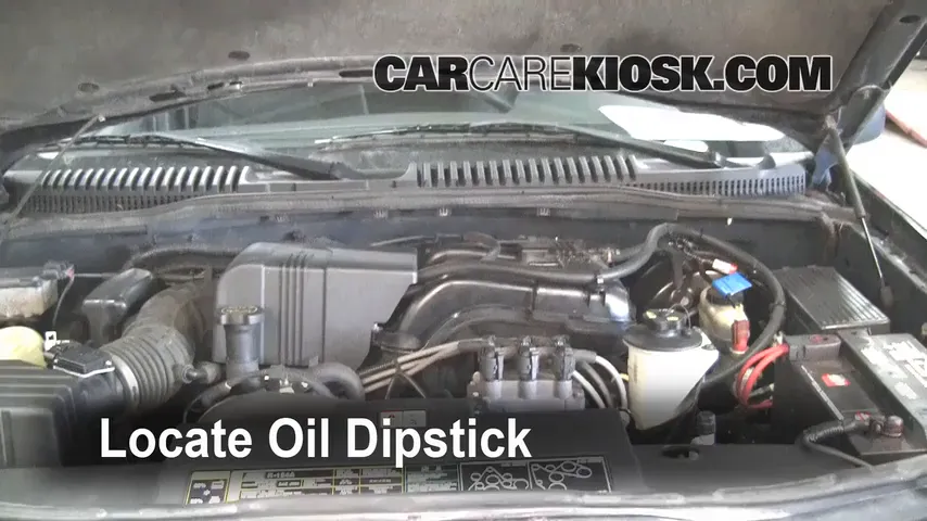 2002 Ford Explorer XLT 4.0L V6 Oil Check Oil Level